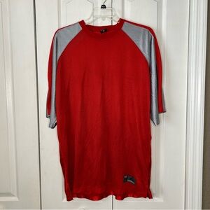 Stardom team men’s red gray short sleeve athletic shirt size XL